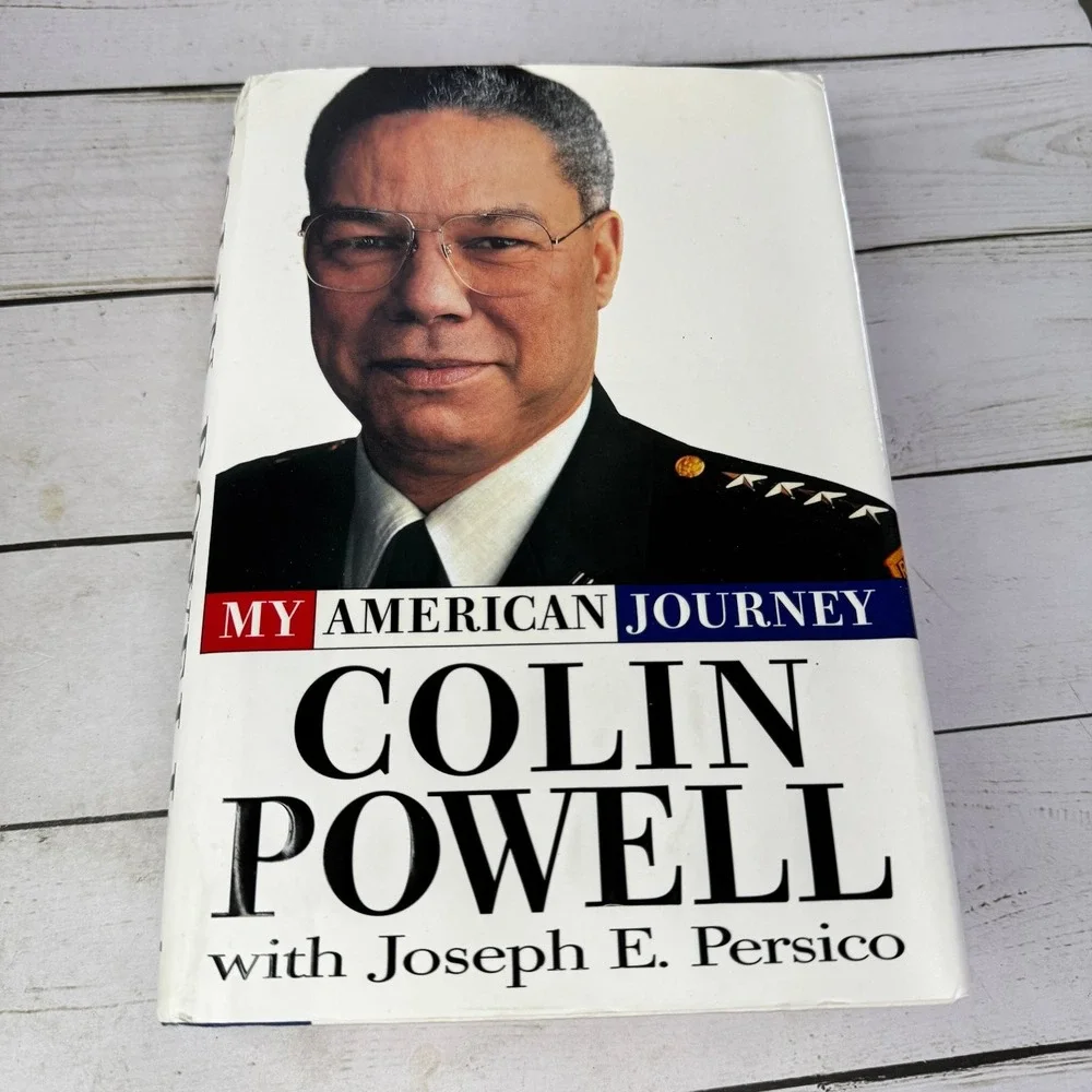 My American Journey Colin Powell Signed Bookplate 1995 HC Autobiography